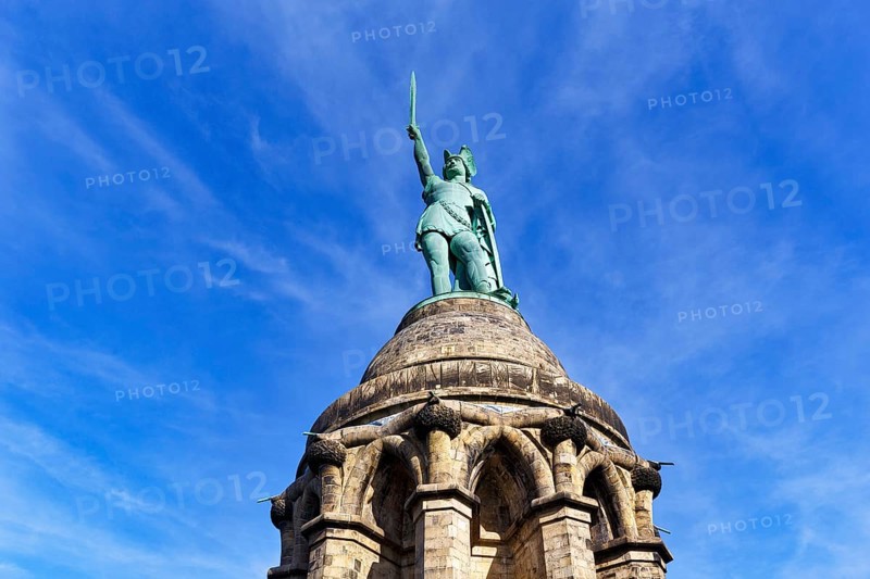 Hermannsdenkmal, Arminius, tourist attraction, sight, Detmold, East Westphalia-Lippe, North Rhine-Westphalia, Germany, Europe