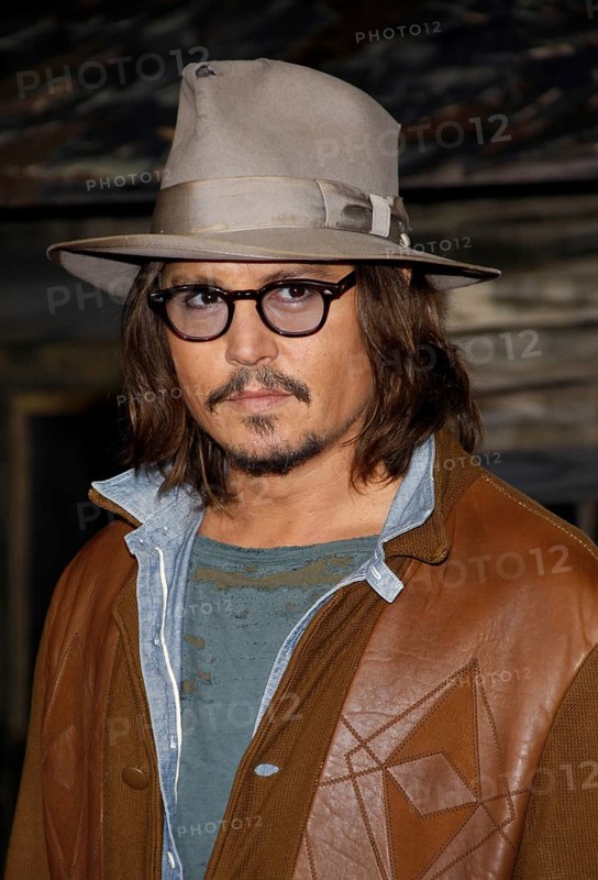 Johnny Depp at the Los Angeles premiere of 'Rango' held at the Regency Village Theatre in Westwood, USA on February 14, 2011 Westwood