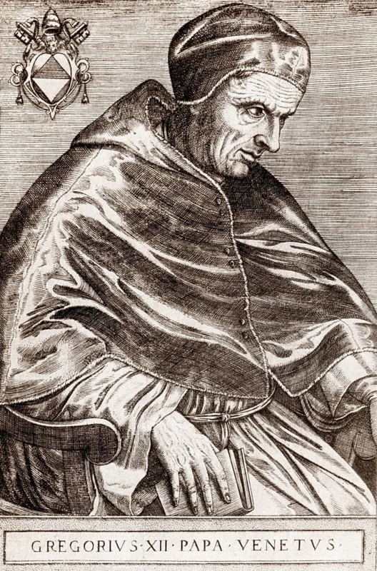 Gregory XII, c.?1326 – 18 October 1417, Pope from 30 November 1406 to 4 July 1415