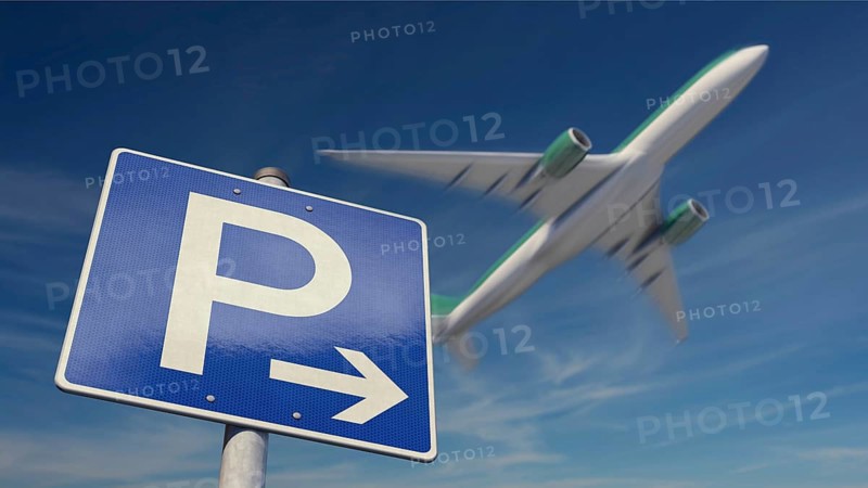 Symbolic image on the subject of Park an fly