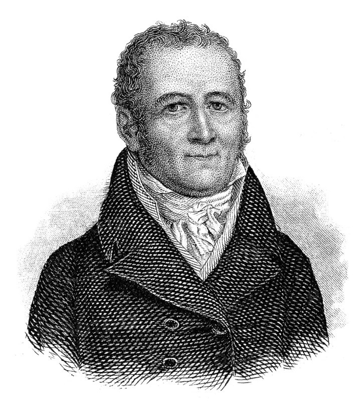 Johann Peter Hebel, 1760 - 1826, a German poet, a Protestant theologian and educator, Alemannic dialect poet, Portrait von Johann Peter Hebel, 1760 - 1826, ein deutschsprachiger Dichter, evangelischer Theologe und Pädagoge, alemannischer Mundartdichter