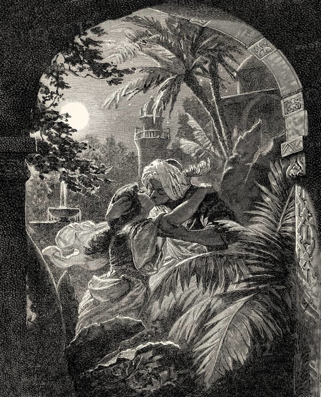 BOOK OF ZULEIKA, BUCH SULEIKA, West-eastern Diwan, West-östlicher Divan, poem by Johann Wolfgang von Goethe