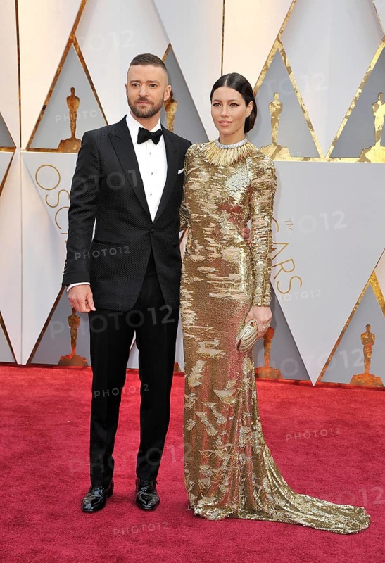 Jessica Biel and Justin Timberlake at the 89th Annual Academy Awards held at the Hollywood and Highland Center in Hollywood, USA on February 26, 2017