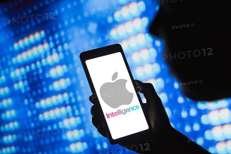 June 10, 2024, Brazil. In this photo illustration, the Apple Intelligence logo is displayed on a smartphone screen. Apple opens WWDC 2024 to developers with announcement of Apple Intelligence, its AI tool, and new versions of iPhone, iPad and Mac operating systems