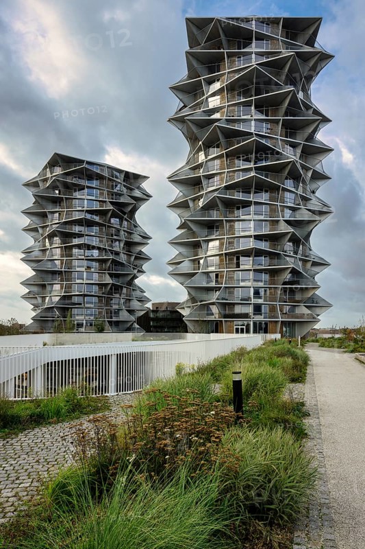 New exclusive apartments called Kaktus Towers, Copenhagen, DenmarkKaktus Towers, Copenhagen, Denmark, Europe