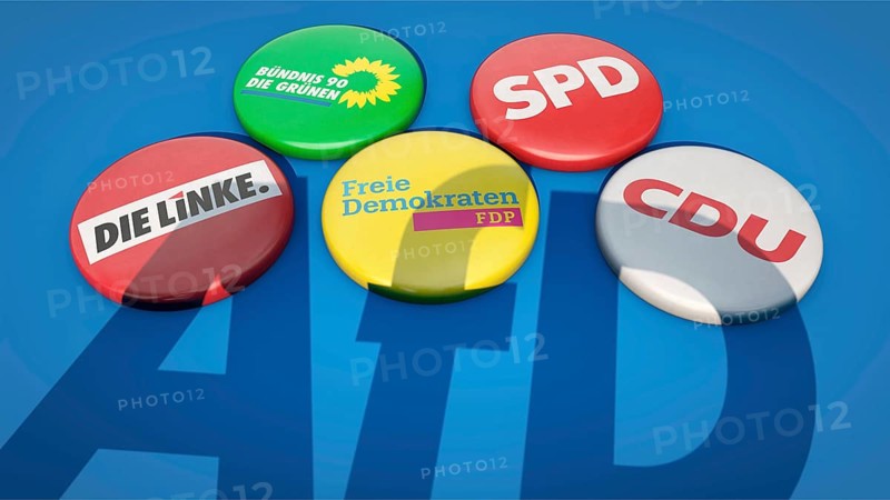 Symbolic image on the rise, electoral success, etc. of the AfD
