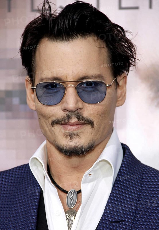 Johnny Depp at the Los Angeles premiere of 'Transcendence' held at the Regency Village Theatre in Westwood, USA on April 10, 2014