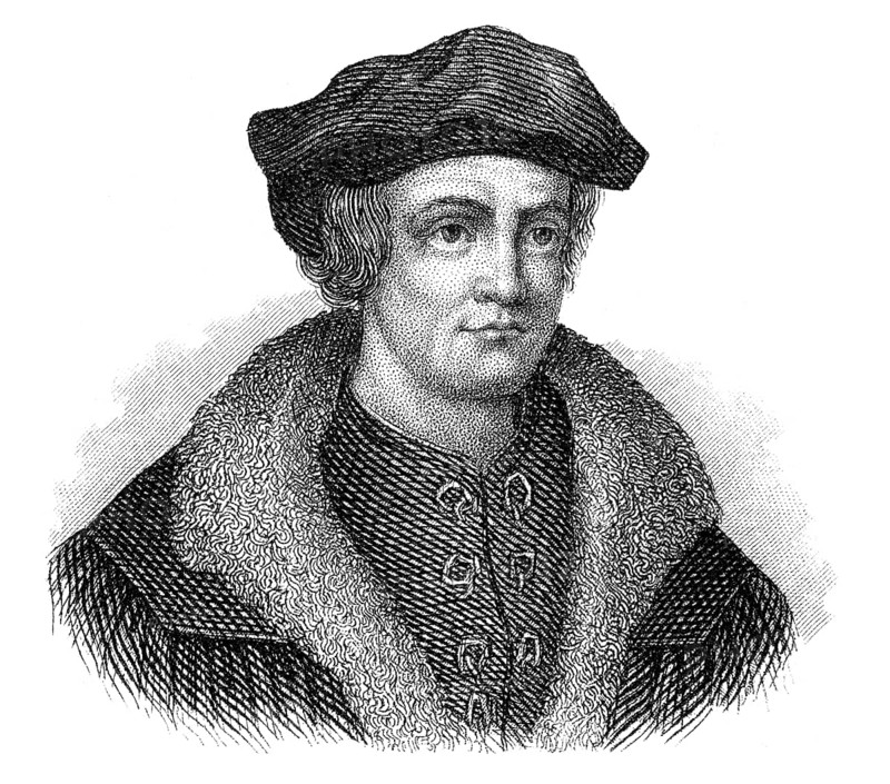 Portrait of Thomas Muentzer or Muenzer, around 1489 - 1525, a Protestant theologian and revolutionary, Portait von Thomas Müntzer oder Münzer, um 1489 - 1525, ein evangelischer Theologe und Revolutionär