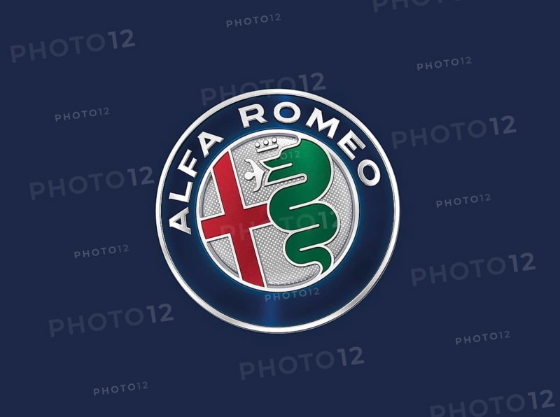 Nach links gedreht, alfa romeo-Emblem, Auto, Logo
