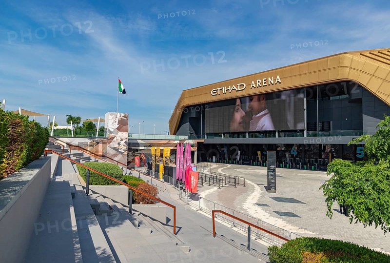 A picture of the Etihad Arena