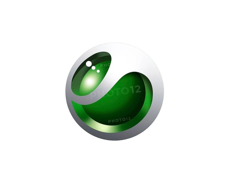 Nach links gedreht, Logo Sony Ericsson, Elektronik, Logo