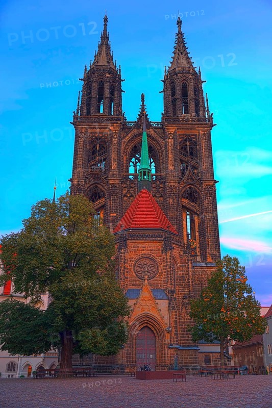 Meissen Cathedral, Domplatz, Meissen, Saxony, Germany, Europe