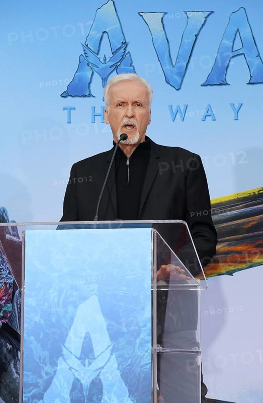 James Cameron at James Cameron and Jon Landau hand and foot imprinting ceremony held at the TCL Chinese Theater in Hollywood, USA on January 12, 2023., Los Angeles, California, USA, North America