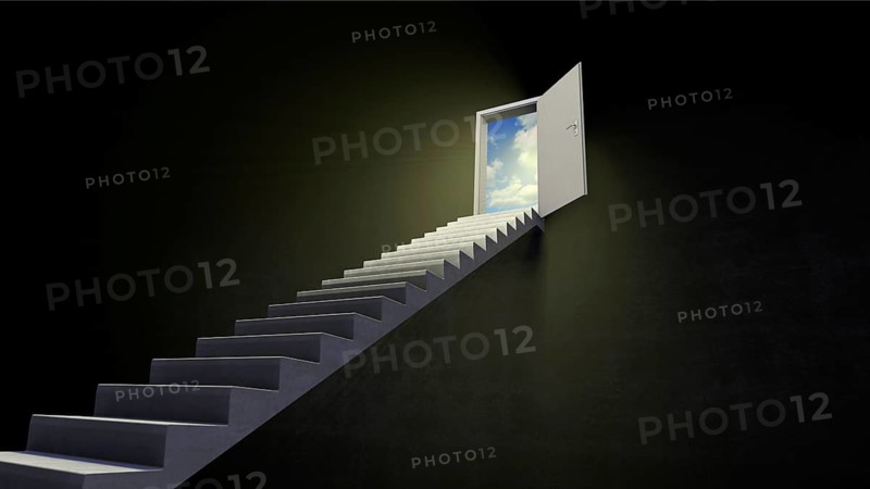 Symbolic image on the theme of hope, advancement, career, etc