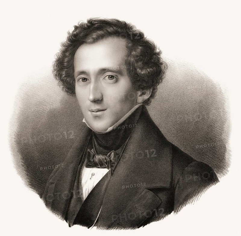 Jakob Ludwig Felix Mendelssohn Bartholdy, 1809, 1847, German composer, pianist and organist