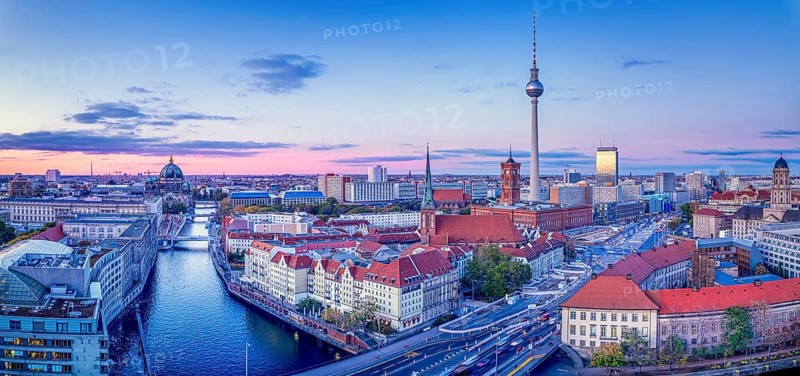 panoramic view at central berlin