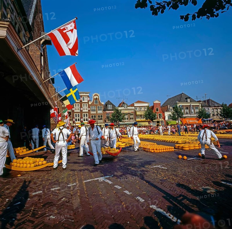 Cheese Market in Alkmaar, Netherlands
