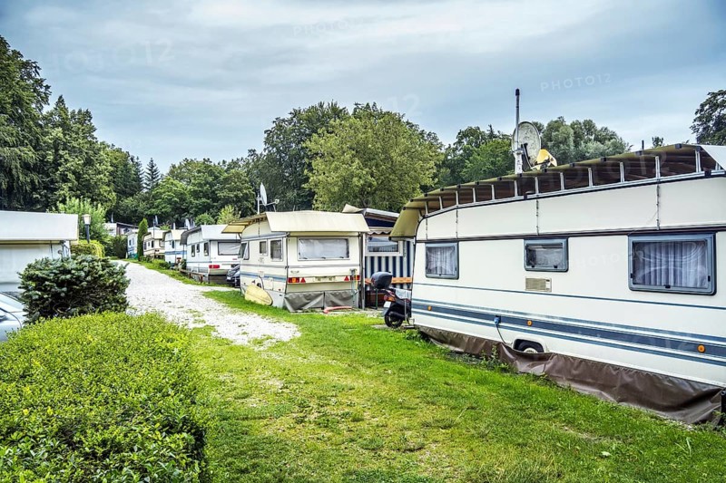 An image of a campsite at Starnberg Lake Bavaria Germany