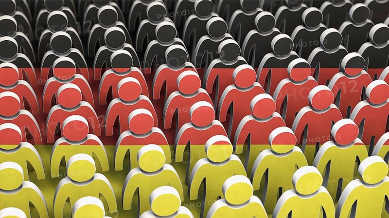 Symbolic image on the topic of demography in Germany