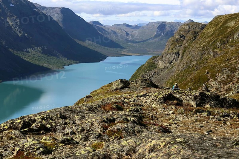 Lake Gjende, Jotunheimen, Norway, Europe