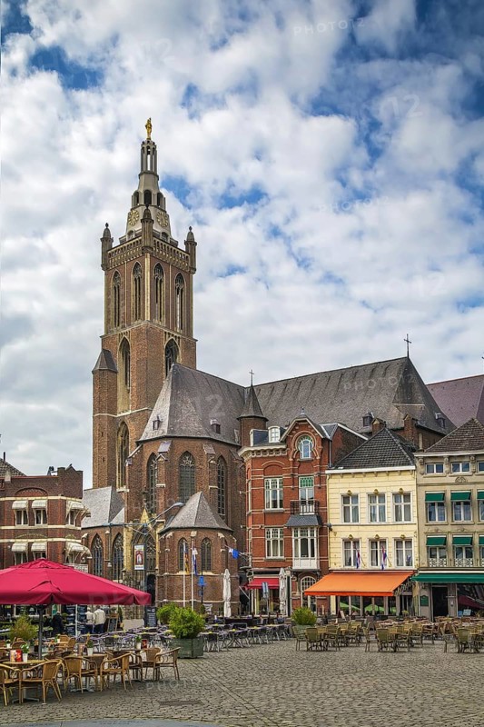 St. Christopher Cathedral in the Dutch city of Roermond, Netherlands