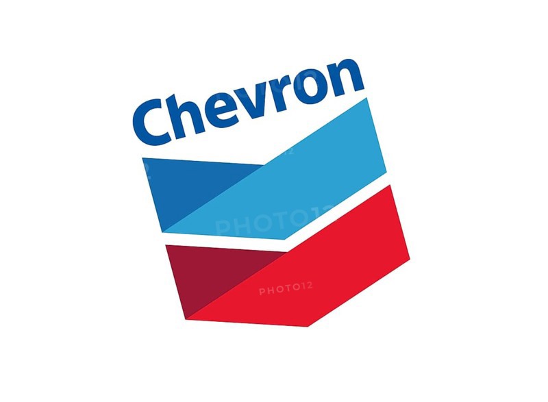 Nach links gedreht, Logo Chevron, Logo