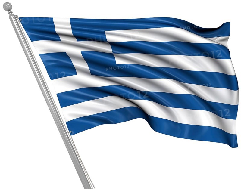 Flag of Greece, This is a computer generated and 3d rendered image