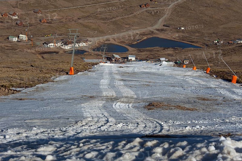 Ski slope, Mahlasela Ski Slope, AfriSki, Maloti Mountains, Drakensberg, Highway A1, Butha-Buthe District, Lesotho, Africa