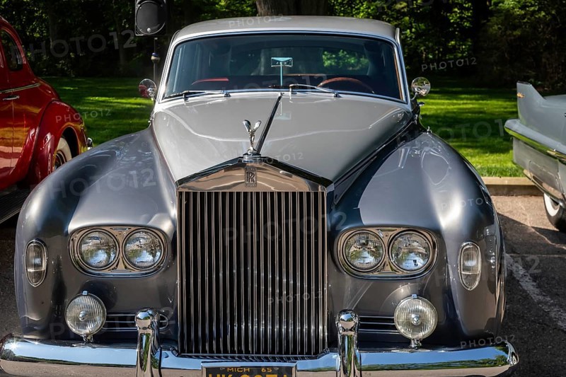 Grosse Pointe Shores, Michigan - A 1965 Rolls Royce Silver Cloud III was on display for the media preview of the annual Eyes on Design auto show