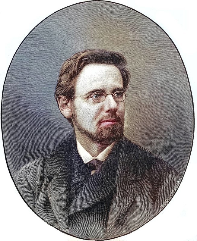Peter Rosegger, actually Roessgger, 31 July 1843 in Alpl, Styria, Austrian Empire - 26 June 1918 in Krieglach, Austria-Hungary, was an Austrian writer and poet, illustration, published 1890, reproduction, digitally enhanced, historical