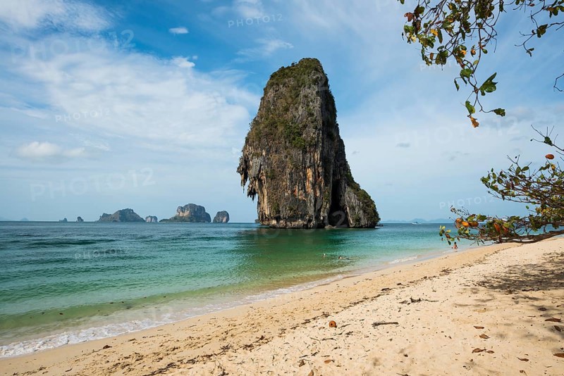 Ao Phra Nang Beach, Railay Beach, Ao Nang, Krabi, Thailand, Asia
