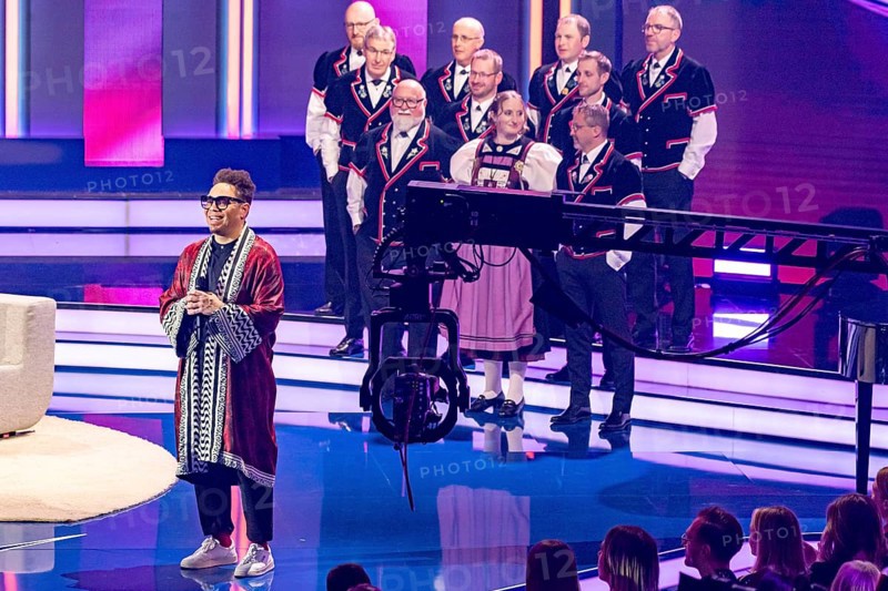 Marc Sway with the song Colorblind at the Beatrice Egli Show in Studio Berlin Adlershof on 08.04.2025. The broadcast will take place on Easter Saturday, 19 April 2025, 20:15, on Ersten