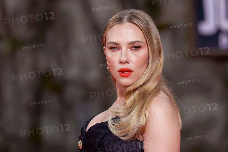 Scarlett Johansson at the German premiere of the adventure film Jurassic World, the rebirth at Berlin's Zoo Palast on 18 June 2025