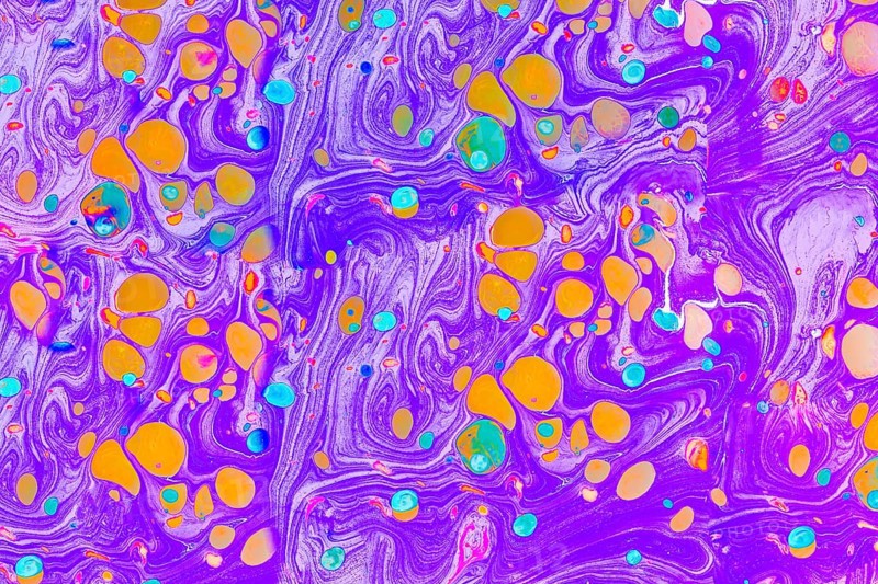 Traditional Ottoman Turkish abstract marbling art patterns as background