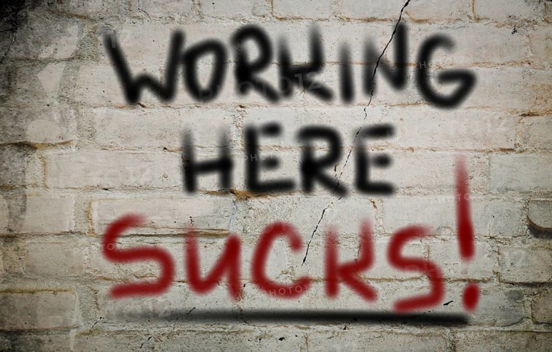 Working Here Sucks Concept