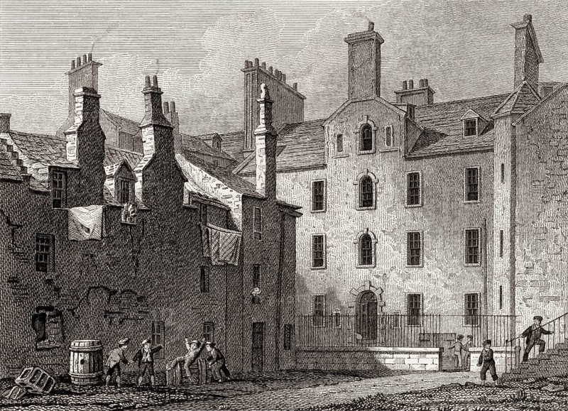 The deaf and dumb institute, Edinburgh, Scotland, 19th century, Views in Edinburgh by J. & H. S. Storer