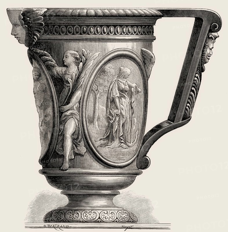 Hanap by Bernard Palissy, French Huguenot potter, 16th century