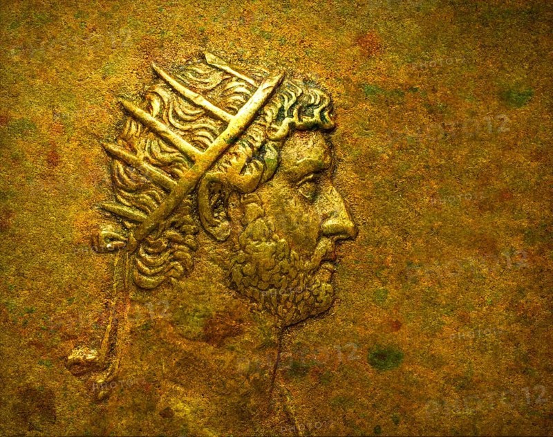 Hadrian or Publius Aelius Hadrianus Augustus, 76 - 138, Roman emperor, digitally edited