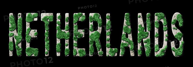 Netherlands Reforestation and Climate Message, Sustainable Green Typography, Green Agenda