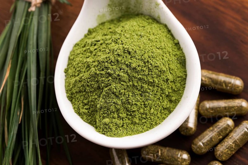 Young barley graß Detox superfood