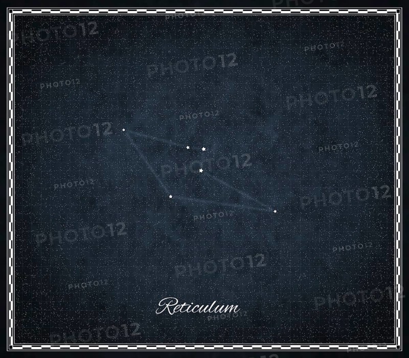 Reticulum star constellation, Night sky, Cluster of stars, Deep space, Reticle constellation, The Small Net