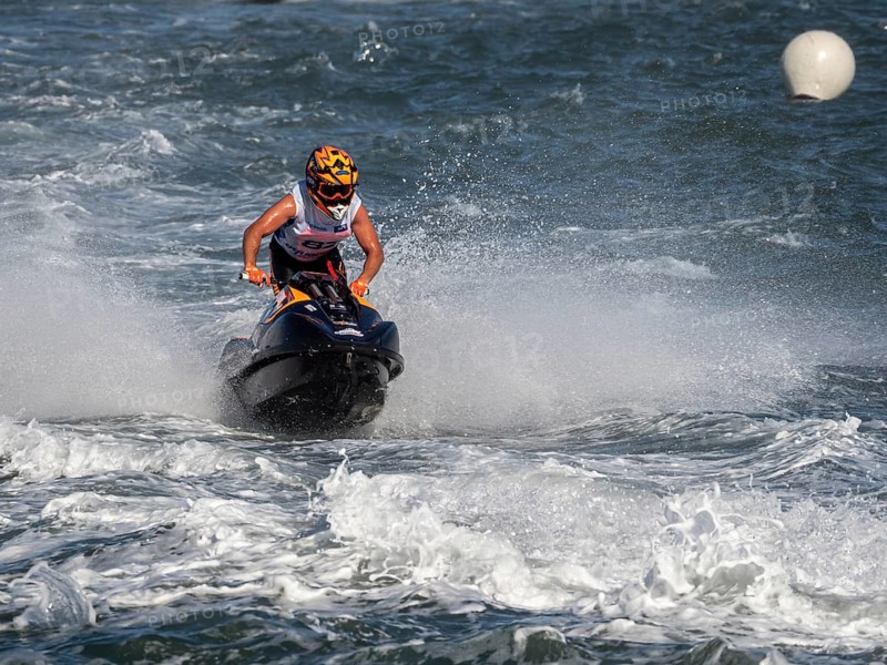 Olbia, Italy - September 16 - 20192 Aquabike world Championship gran prix of Italy