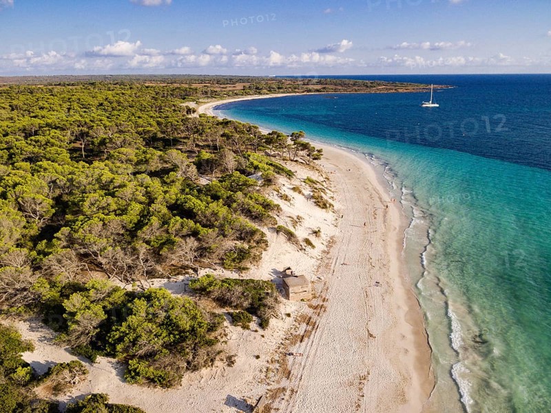 Es Carbo playa, Ses Salines, Mallorca, balearic islands, spain