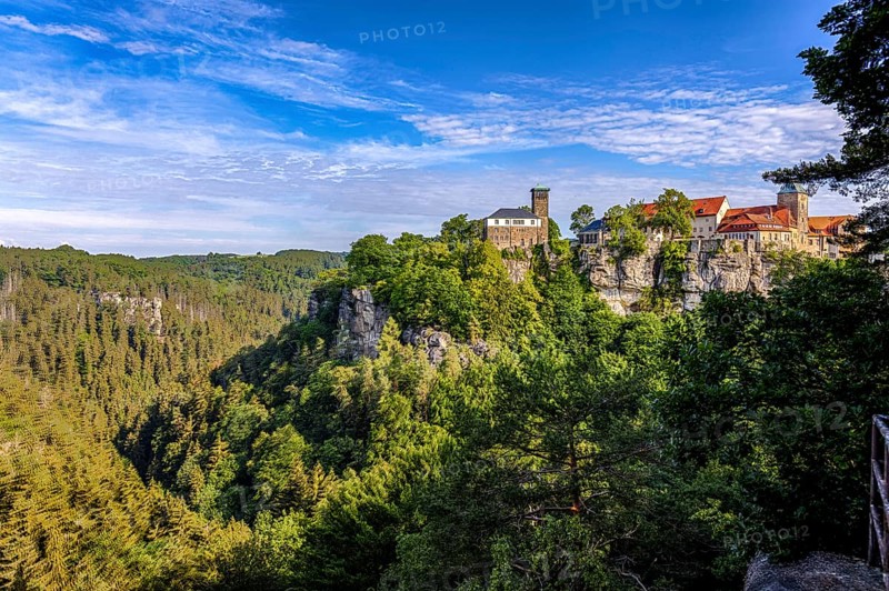 View of Hohnstein Castle Saxony