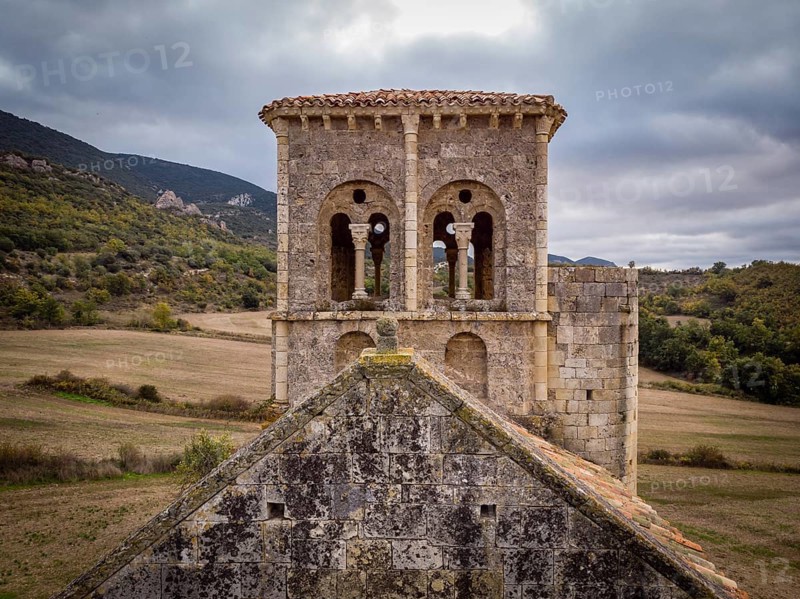 Hermitage of San Pedro de Tejada, Romanesque hermitage, Puente-Arenas, the Merindad de Valdivielso, Burgos, Spain, Europe