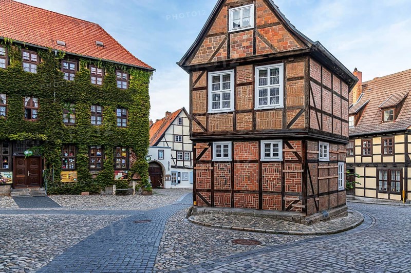 Half-timbered houses in Quedlinburg Harz