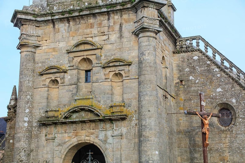 Church Eglise Saint-Gildas. Auray, Morbihan department, Bretagne Breizh region, France, Europe