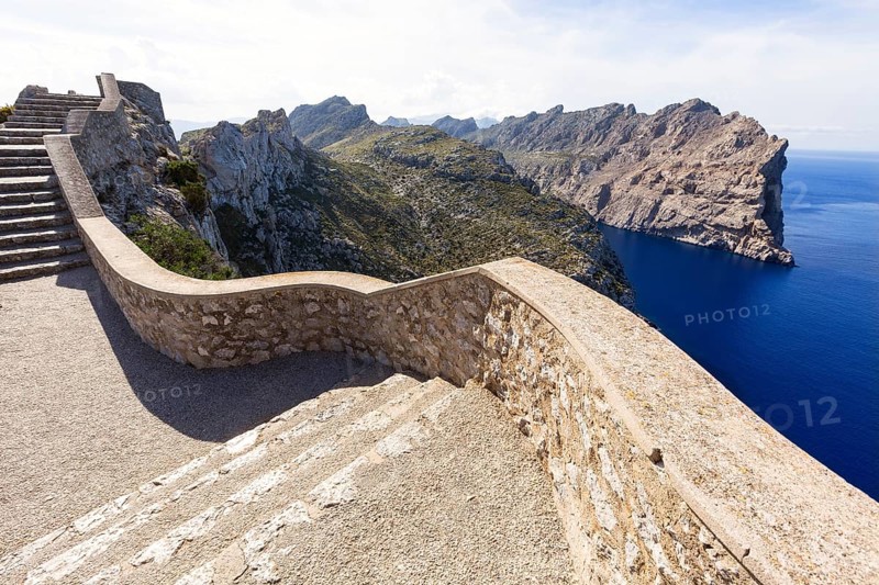 Majorca mirador Formentor Cape in Mallorca island of spain