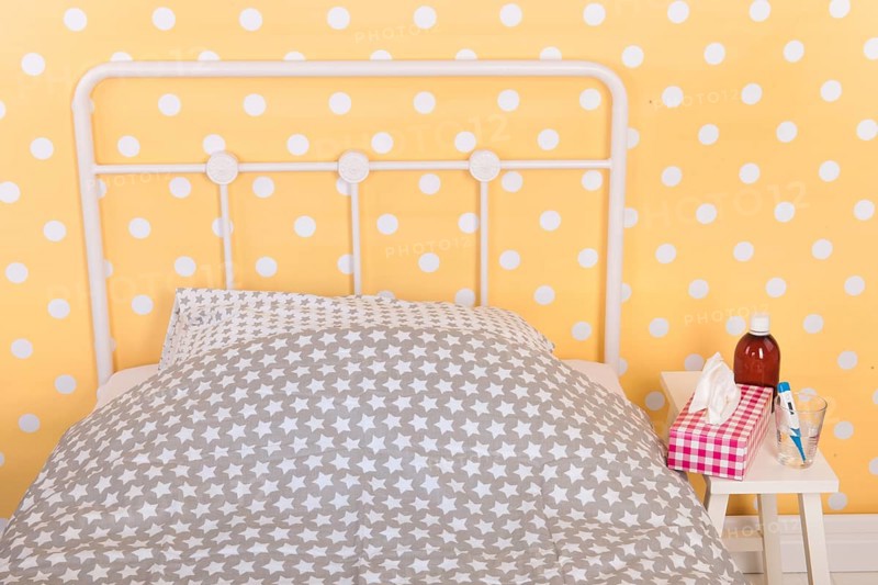 Bedroom from someone who is ill