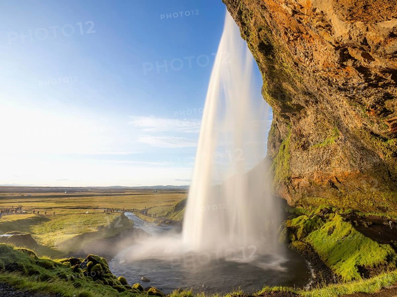 Seljalandsfoss waterfall, South Iceland, Iceland, Europe